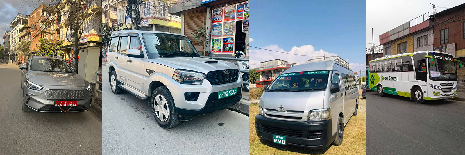 tourist vehicle rental in nepal