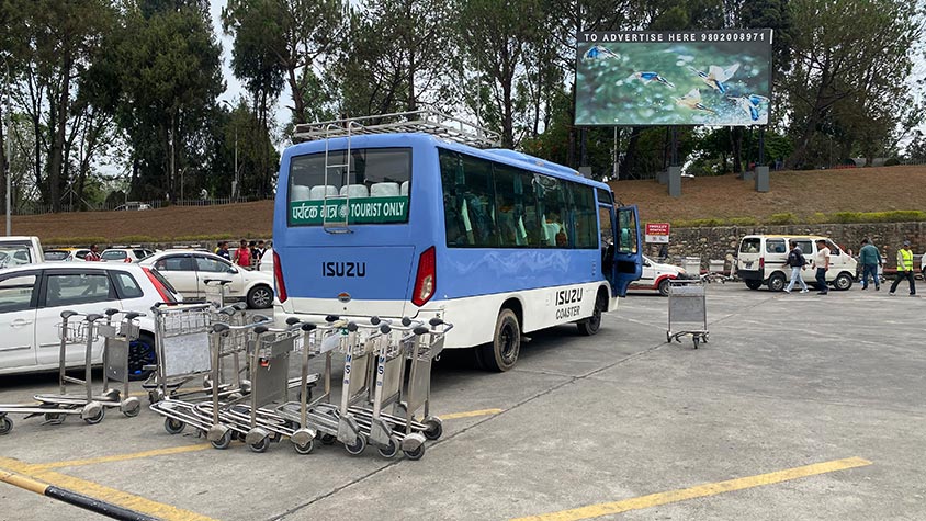 kathmandu airport to bhaktapur transfer by car, jeep, van, bus