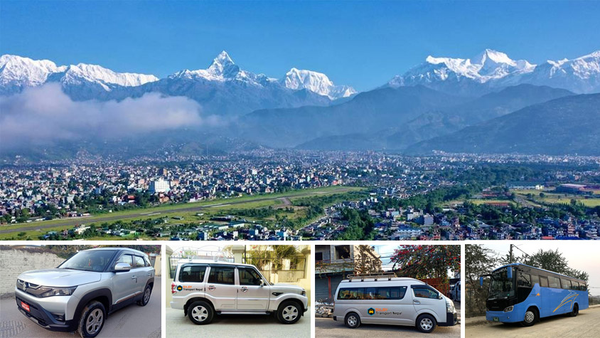 pokhara to kathmandu drop by car, jeep, van, or bus